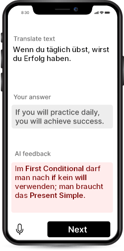 Englisch-Grammatiktrainer